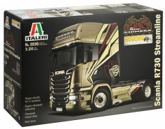 ITA3930 - Camion 4x2 solo SCANIA R730 Streamline Team Chimera en kit à peindre et à assembler peintures et colle non incluses