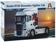 ITA3932 - Camion solo 4x2 SCANIA R730 Streamline Highline Cab en kit à peindre et à assembler peintures et colle non incluses