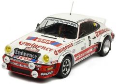 IXO18RMC008 - Voiture du rallye de Monte Carlo de 1982 PORSCHE 911 SC n°6 équipage  B.Waldegard-H.Thorszelius