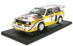 IXO18RMC048B - Voiture du Rac rallye de 1985 AUDI Sport Quattro S1 n°4 équipage W.Rohrl-P.Short