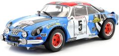 IXO18RMC062C - Voiture de course du Tour de Corse 1973 – ALPINE A110 N°5