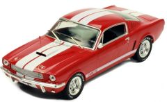 IXOCLC335N - Voiture sportive FORD Mustang Shelby GT 350 de 1965 de couleur rouge