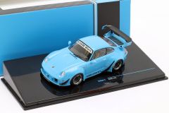 IXOMOC211 - Voiture sportive PORSCHE RWB 993 de couleur bleue