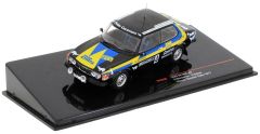 IXORAC299 - Voiture du rallye de Suède de 1977 SAAB 99 EMS n°4 équipage S.Blomqvist-H.Sylvan