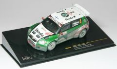 IXORAM419 - Voiture du rallye de Monté Carlo de 2010 SKODA Fabia S2000 n°5 équipage J.Hanninen-M. Markkula