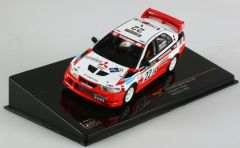 IXORAM513 - Voiture du rallye de Chine de 1999 MITSUBISHI Lancer Evolution VI n°22 équipage  K.Taguchi -R.Tech
