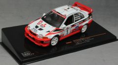 IXORAM521 - Voiture du rallye de Sanremo de 1998 MITSUBISHI Lancer Evolution 5 n°1 équipage  T.Makinen-R.Mannisenmaki