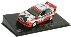 IXORAM522 - Voiture du rallye de Grande Bretagne de 1988 MITSUBISHI Carisma GT n°2 équipage R.Burns-R.Reid