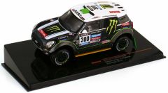 IXORAM577P - Voiture du Dakar de 2014 MINI ALL 4 Racing n°300 équipage S.Peterhansel / JP.Cottret