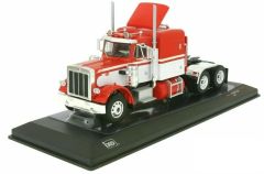 IXOTR042 - Camion solo américain PETERBILT 359 de 1973 de couleur rouge et blanc
