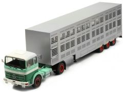 IXOTTR008 - Camion 4x2 MERCEDES LPS 1632 avec semi bétaillère 3 essieux