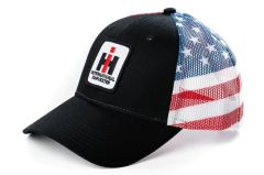 IHFM - Casquette de couleur noir arrière en maille avec drapeau – INTERNATIONAL