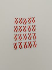 CW0146 - Lot de 20 panneaux gabarit coté gauche 13.2 x 6.6mm - défaut peinture