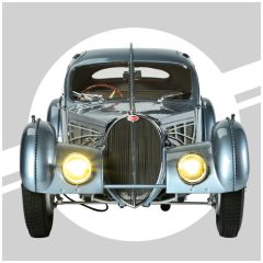 IXC.BGA.FK - Voiture en Kit de couleur bleu - 515 pièces - BUGATTI SC57 Atlantic