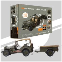 IXC.JPW.FK - Voiture FULL KIT de couleur vert 870 pièces - JEEP Willys militaire