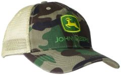 JA1308-003BK - Casquette camouflage avec logo JOHN DEERE