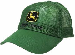 JA1308-0344-GR - Casquette couleur verte JOHN DEERE