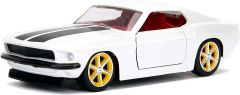 JAD253202000E - Voiture de Roman's du film Fast & Furious FORD Mustang de couleur blanche