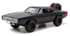 JAD253203011 - Voiture du film Fast & Furious Dom's DODGE Charger R/T Offroad de couleur noire