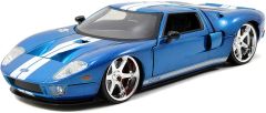 JAD253203013 - Voiture sportive du film Fast And Furious FORD GT 2005 de couleur bleue
