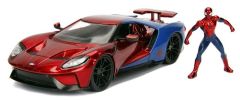 JAD253225002 - Voiture FORD GT de 2017 de Spider-Man personnage inclus