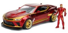 JAD253225003 - Voiture CHEVROLET Chevy Camaro du personnage Marvel Avengers IRON MAN  personnage inclus