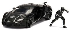 JAD253225004 - Voiture LYKAN Hypersport Marvel Avengers Black Panther avec personnage inclus