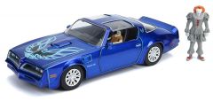 JAD31118 - Voiture de PENNYWISE et HENRY BOWER'S - PONTIAC Firebird avec Figurine