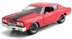 JAD97193 - Voiture du film Fast And Furious 4 Dom's CHEVROLET Chevelle SS 396 de 1970 de couleur rouge