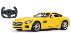 JAM405071 - Voiture sportive radiocommandée MERCEDES AMG GT 1 de couleur jaune