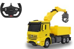 Camion télécommandé avec benne déposable et grue - MERCEDES Arocs