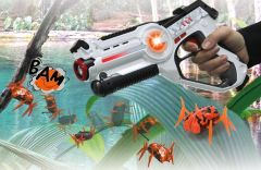 JAM410065 - Pistolet laser pour une chasse aux insectes de couleur blanc