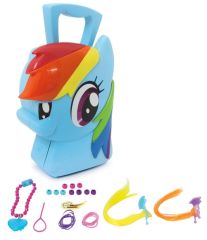 JAM410098 - Valise de transport avec accessoires  MY LITTLE PONY - Rainbow Dash