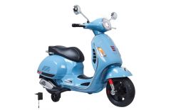 JAM460347 - Véhicule de couleur bleu - VESPA GTS électrique 12V