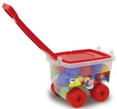 JAM460428 - Chariot avec balles Multi-couleurs - 24 Pièces