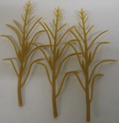 JUW23289 - Ensemble de 50 pieds de maïs grain miniature de couleur jaune pour maquette de hauteur 10 cm