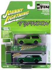 JLCT016B-B - Voiture sous blister de la série COLLECTOR TINS 2025 - GMC Typhoon 1992 vert