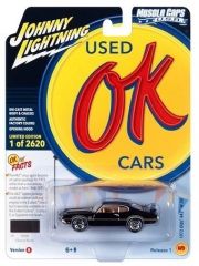 JLMC032B-E - Voiture sous blister de la série MUSCLE CARS 2023 - OLDSMOBILE 442 W-30 de 1972 couleur Noir