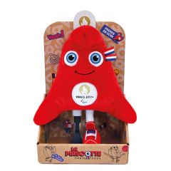 JO2501 - Peluche de 30 cm - Mascotte des jeux Paralympiques - Paris 2024