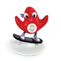 JO2510 - Figurine avec skateboard de 12.5 cm - Mascotte des JO  - Paris 2024