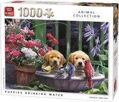 KING05668 - Puzzle chiots et oiseaux 1000 Pièces