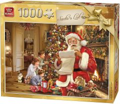 KING05767 - Puzzle la liste de Noël 1000 Pièces