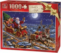 KING05768 - Puzzle Le traineau du Père Noël 1000 Pièces