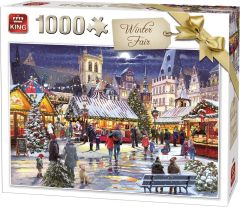 KING55946 - Puzzle Le marché de Noël 1000 Pièces