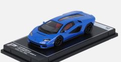 KTH16 - Voiture de couelur bleu - Collection Hypercar League - LAMBORGHINI Countach LPI 800-4