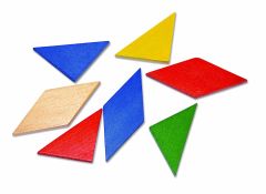 LEGL1038 - Jeu Educatif en bois avec 4 modéle  - Mosaïque