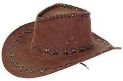 LP00007 - Accessoire pour Adultes - Chapeaux de Cowboy de couleur Marron