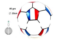 LPB22375 - Jouet - Ballon de foot gonflable mesurant: 25 cm taille 4 - FRANCE