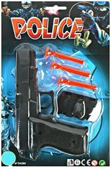 LPB24386 - Jouet pour enfant - Pistolet avec fléchettes dimensions 17 cm