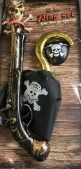 LPE50340 - Jouet pour enfant - Set de pirate boucanier contient: un fusil , un cache œil et un crochet